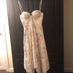 Zimmermann Belle Bustier Floral HandkerchiefDress
